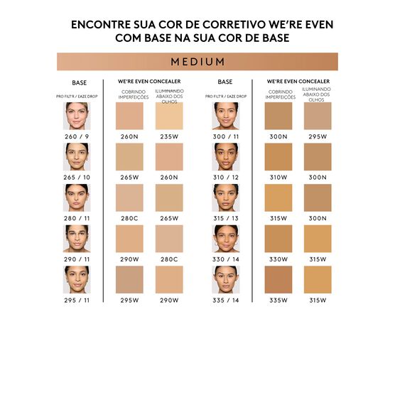 WE'RE EVEN  CORRETIVO 300N